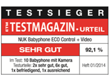 Niemcy 2014: Niania elektroniczna NUK ECO Control+ Video