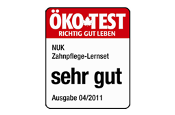 Niemcy 2011: Zestaw szczoteczek edukacyjnych NUK - ocena "bardzo dobra"