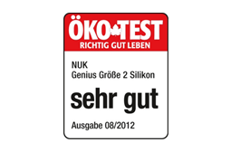 Niemcy 2012: Smoczek uspokajający NUK Genius - ocena "bardzo dobra"