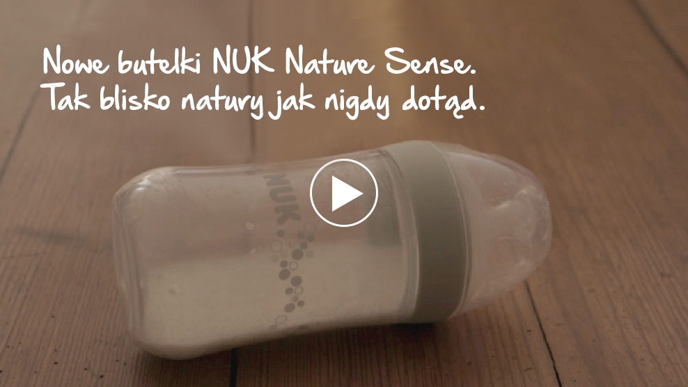 Nowe butelki NUK Nature Sense