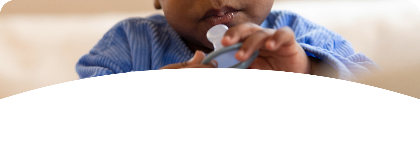 [Translate to Polish (Reborn) nuk.pl:] Baby with soother