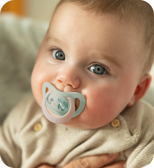 [Translate to Polish (Reborn) nuk.pl:] Baby with soother