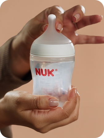[Translate to Polish (Reborn):] NUK Perfect Match bottle pinched